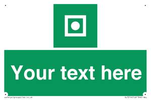 Custom sign safe condition Shipboard general alarm